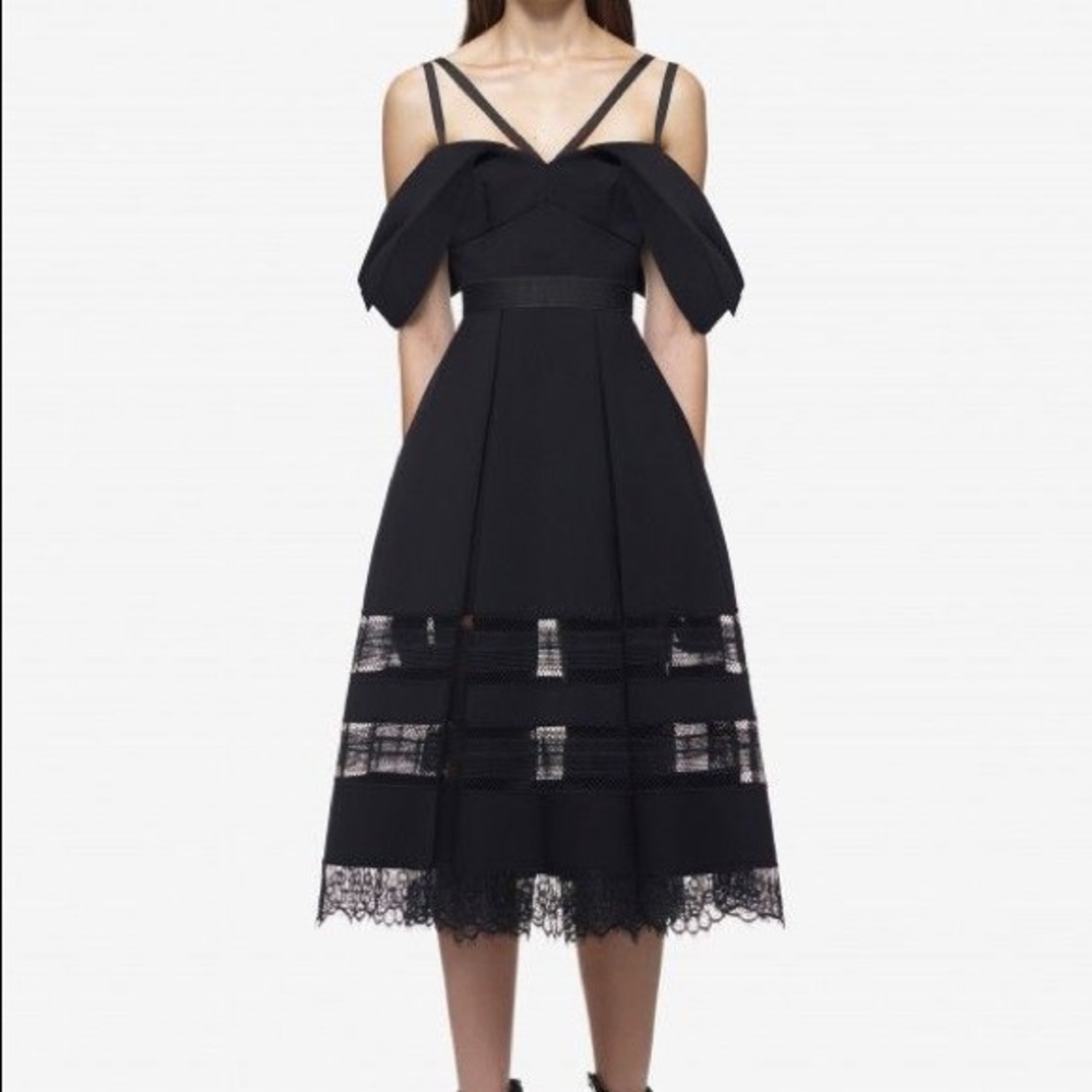 Self-portrait black dress